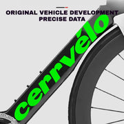 Cervélo S5 Down Tube Logo Color Decals | 2023–2026 Versions | 48–56cm - Detail 2