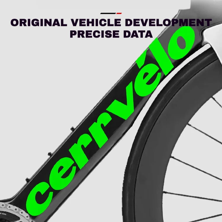 Cervélo S5 Down Tube Logo Color Decals | 2023–2026 Versions | 48–56cm - Detail 2