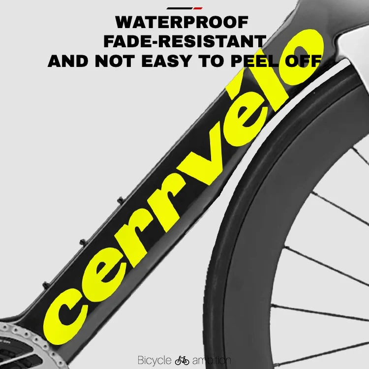 Cervélo S5 Down Tube Logo Color Decals | 2023–2026 Versions | 48–56cm - Detail 4