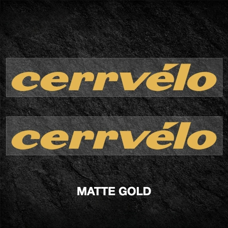 2025 Cervélo S5 Waterproof Frame Logo Decals | OEM-Style Overlay Sticker Kit - Detail 12