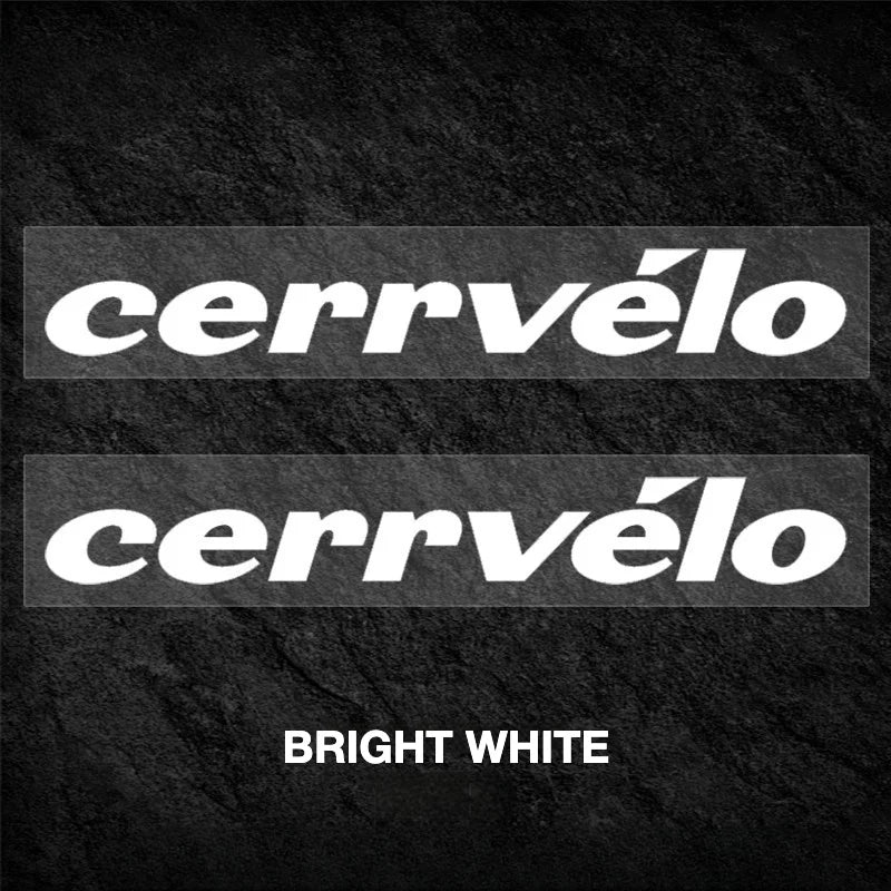 2025 Cervélo S5 Waterproof Frame Logo Decals | OEM-Style Overlay Sticker Kit - Detail 23