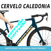 2026 Cervélo Caledonia Frame Logo Decals | Waterproof OEM-Style Kit