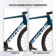 2026 Cervélo Caledonia Frame Logo Decals | Waterproof OEM-Style Kit - Detail 2