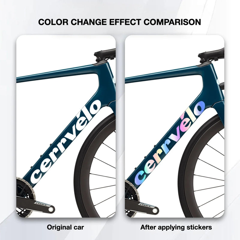 2026 Cervélo Caledonia Frame Logo Decals | Waterproof OEM-Style Kit - Detail 2
