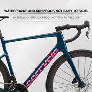 2026 Cervélo Caledonia Frame Logo Decals | Waterproof OEM-Style Kit - Detail 5