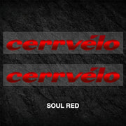 2026 Cervélo Caledonia Frame Logo Decals | Waterproof OEM-Style Kit - Detail 31