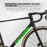 2026 Cervélo R5 Road Bike Frame Logo Decals | Waterproof Overlay Kit - Detail 4