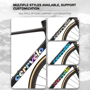 2026 Cervélo R5 Road Bike Frame Logo Decals | Waterproof Overlay Kit - Detail 5