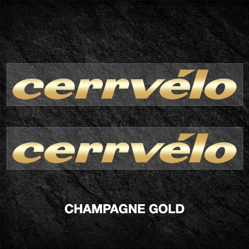 2026 Cervélo R5 Road Bike Frame Logo Decals | Waterproof Overlay Kit - Detail 14