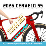 2026 Cervélo S5 Frame Logo Decals | Waterproof OEM-Style Stickers