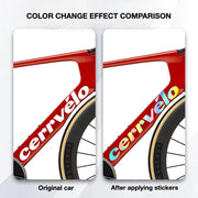 2026 Cervélo S5 Frame Logo Decals | Waterproof OEM-Style Stickers - Detail 2