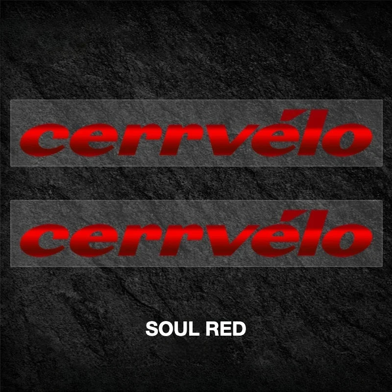 2026 Cervélo S5 Frame Logo Decals | Waterproof OEM-Style Stickers - Detail 31