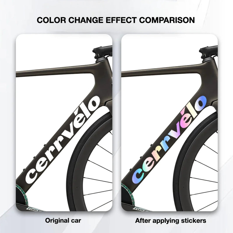 2026 Cervélo Soloist Frame Logo Decals | Waterproof OEM-Style Overlays - Detail 2