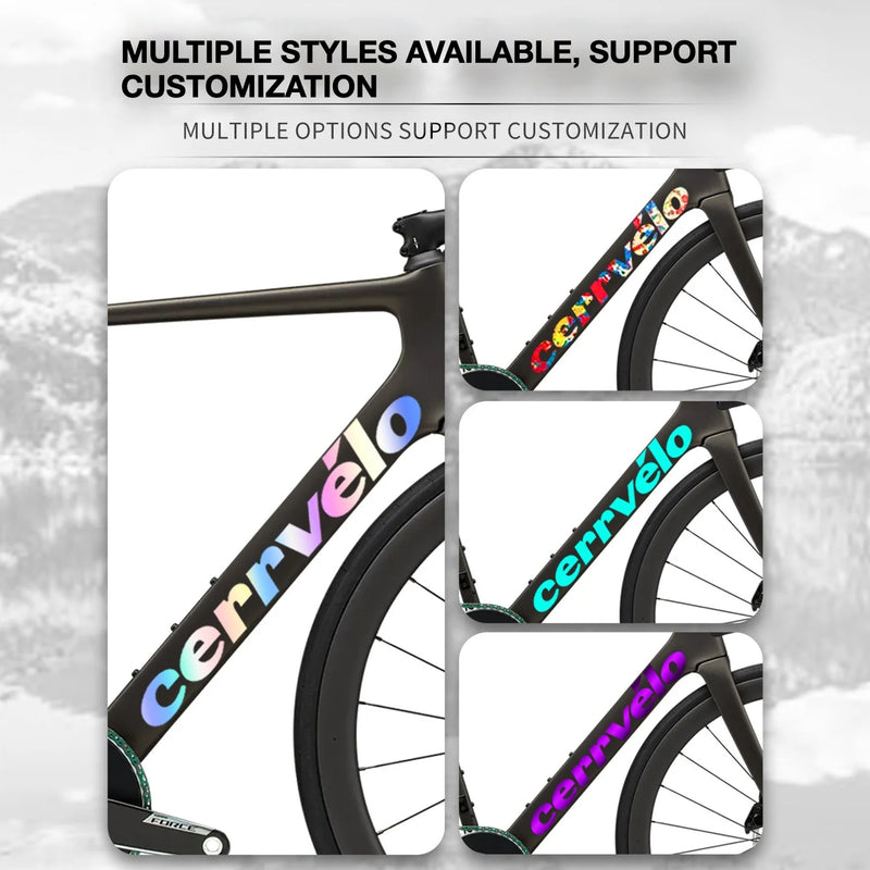 2026 Cervélo Soloist Frame Logo Decals | Waterproof OEM-Style Overlays - Detail 3