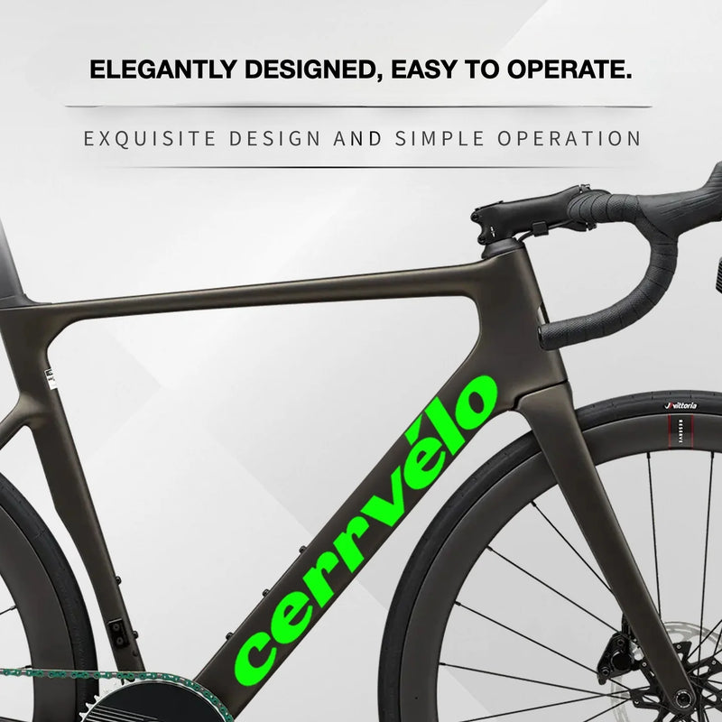 2026 Cervélo Soloist Frame Logo Decals | Waterproof OEM-Style Overlays - Detail 4