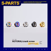 S-PARTS Titanium Alloy Crank Screws for ROTOR Series