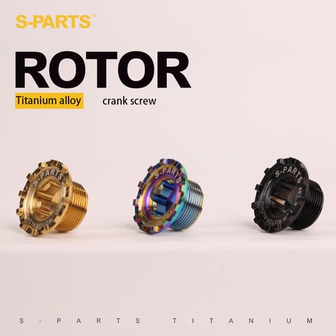 S-PARTS Titanium Alloy Crank Screws for ROTOR Series