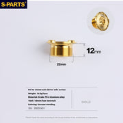 S-PARTS Titanium Alloy Crank Screws for ROTOR Series
