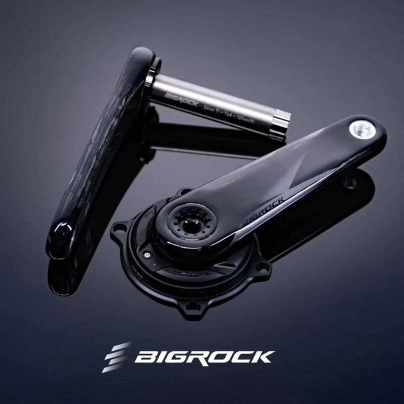 BIGROCK Gen 3 Carbon Crankset with 24mm Titanium Spindle