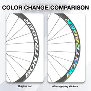 Bontrager Aeolus ELITE 50 Wheel Decal Sticker Kit | TREK Carbon Road Bike Rim Decals | Custom Upgrade - Detail 4