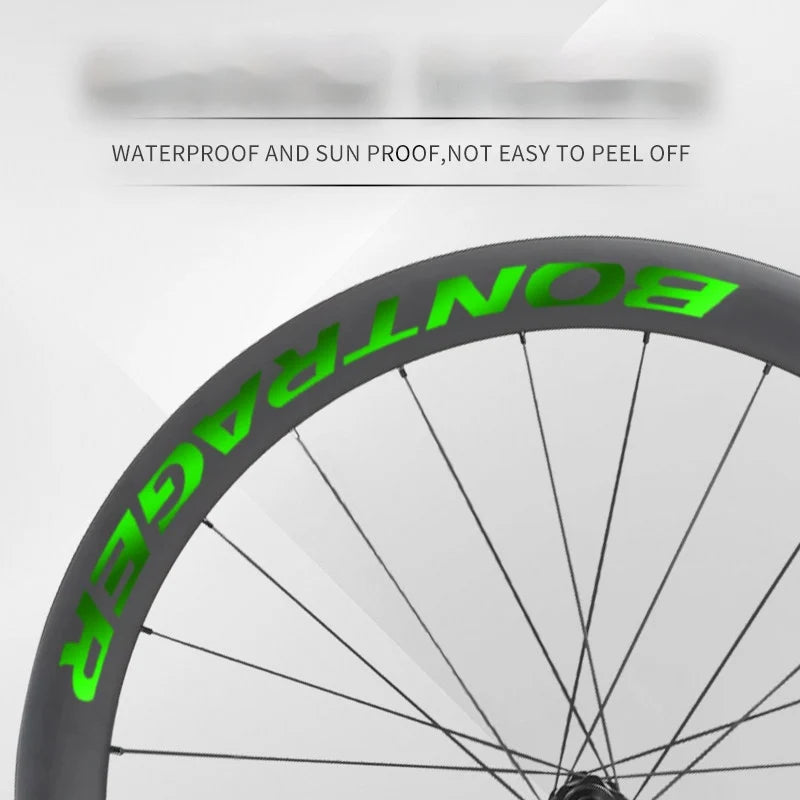 Bontrager Aeolus RSL 51 Decal Stickers | Custom Carbon Rim Decals for Trek Wheelset | Waterproof Vinyl - Detail 2