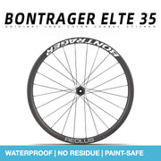 Bontrager ELITE 35 Wheel Decal Sticker Kit | TREK Carbon Wheel Rim Graphics | Custom Upgrade
