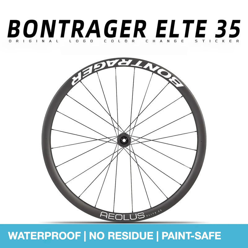 Bontrager ELITE 35 Wheel Decal Sticker Kit | TREK Carbon Wheel Rim Graphics | Custom Upgrade