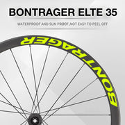 Bontrager ELITE 35 Wheel Decal Sticker Kit | TREK Carbon Wheel Rim Graphics | Custom Upgrade - Detail 2