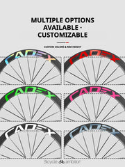 CADEX 50 Ultra Wheel Rim Decal Stickers — Carbon Wheelset Color Change Vinyl — Waterproof / UV Resistant — Multi-Color - Detail 4
