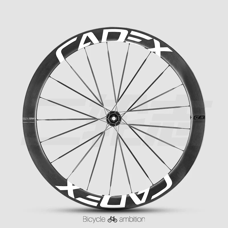 CADEX 50 Ultra Wheel Rim Decal Stickers — Carbon Wheelset Color Change Vinyl — Waterproof / UV Resistant — Multi-Color - Detail 5