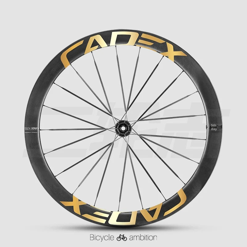 CADEX 50 Ultra Wheel Rim Decal Stickers — Carbon Wheelset Color Change Vinyl — Waterproof / UV Resistant — Multi-Color - Detail 8