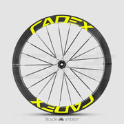 CADEX 50 Ultra Wheel Rim Decal Stickers — Carbon Wheelset Color Change Vinyl — Waterproof / UV Resistant — Multi-Color - Detail 16