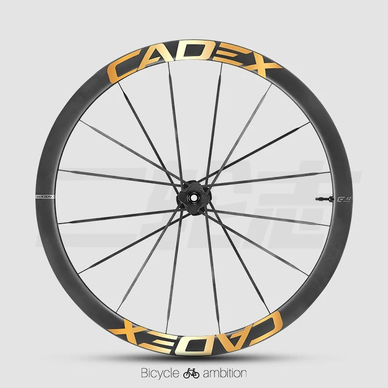 CADEX 50 Ultra Wheel Rim Decal Stickers — Carbon Wheelset Color Change Vinyl — Waterproof / UV Resistant — Multi-Color - Detail 20