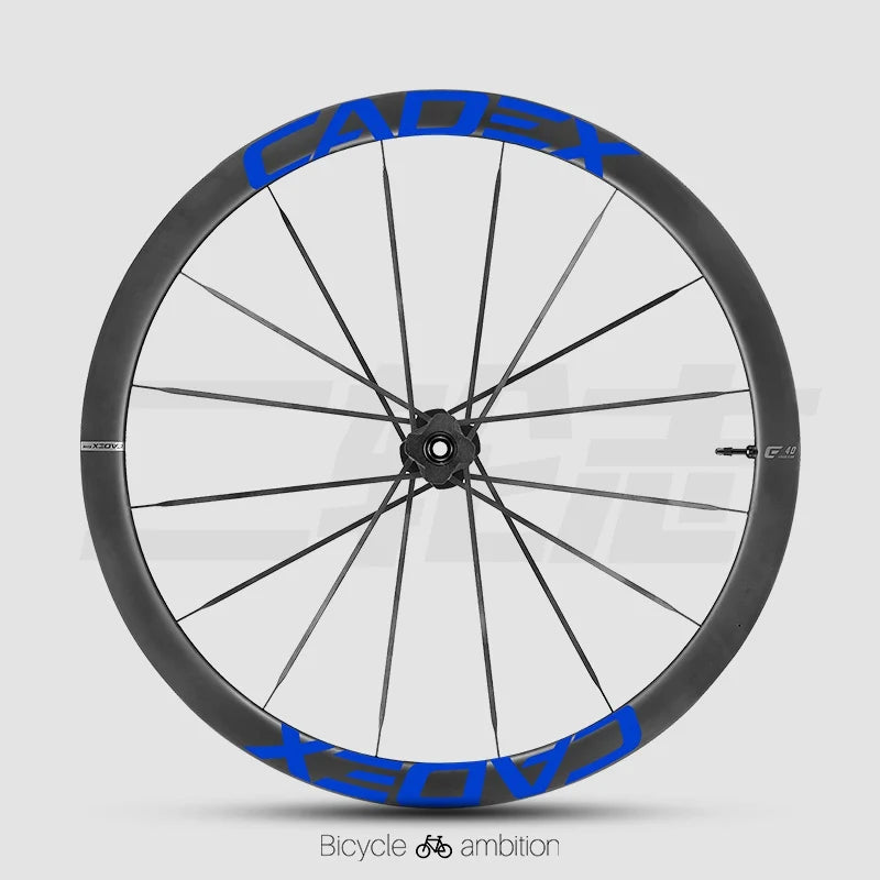 CADEX 50 Ultra Wheel Rim Decal Stickers — Carbon Wheelset Color Change Vinyl — Waterproof / UV Resistant — Multi-Color - Detail 23