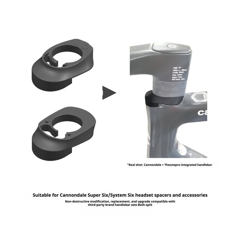 Cannondale Headset Base Adapter | THE ONE PRO, Madone, Vision & FSA Integrated Handlebar Compatibility