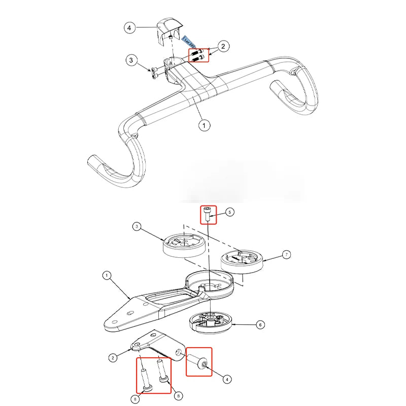 S-PARTS Titanium Bolt Upgrade Kit for Cannondale SuperSix EVO | Ultimate Lightweight High-Performance Full Bike Set - Detail 9