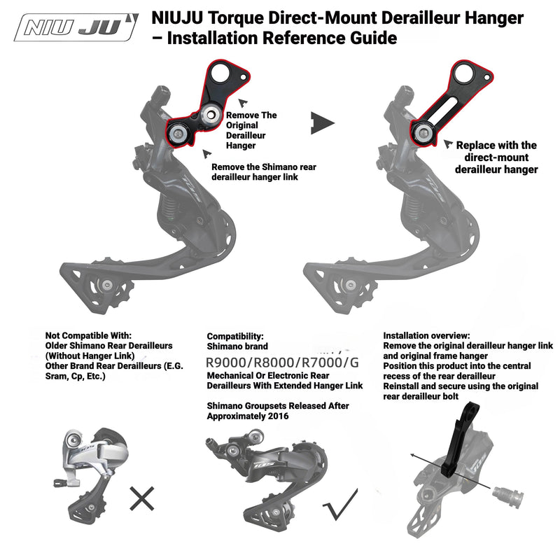 S-PARTS Canyon Aeroad / Ultimate Direct Mount Derailleur Hanger | Thru-Axle Disc | Shimano - Detail 8