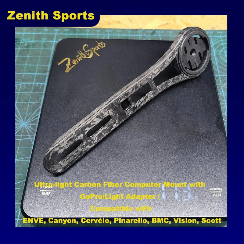 10g-Class Ultralight Carbon Integrated Computer Mount | Roval, Vision, Canyon, BMC, THM, Darimo & More