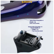 S-PARTS Cervélo S5 Titanium Bolt Kit | Full Frame Lightweight Upgrade Set | CNC TC4 Ti Bolts for Cervélo S5 - Detail 5