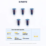 S-PARTS Cervélo S5 Titanium Bolt Kit | Full Frame Lightweight Upgrade Set | CNC TC4 Ti Bolts for Cervélo S5 - Detail 7