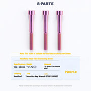 S-PARTS Cervélo S5 Titanium Bolt Kit | Full Frame Lightweight Upgrade Set | CNC TC4 Ti Bolts for Cervélo S5 - Detail 101