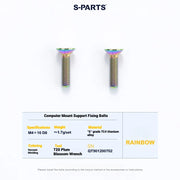 S-PARTS Cervélo S5 Titanium Bolt Kit | Full Frame Lightweight Upgrade Set | CNC TC4 Ti Bolts for Cervélo S5 - Detail 114