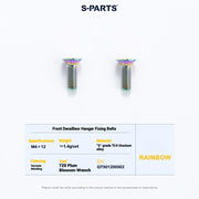 S-PARTS Cervélo S5 Titanium Bolt Kit | Full Frame Lightweight Upgrade Set | CNC TC4 Ti Bolts for Cervélo S5 - Detail 14