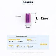 S-PARTS Cervélo S5 Titanium Bolt Kit | Full Frame Lightweight Upgrade Set | CNC TC4 Ti Bolts for Cervélo S5 - Detail 39
