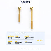 S-PARTS Cervélo S5 Titanium Bolt Kit | Full Frame Lightweight Upgrade Set | CNC TC4 Ti Bolts for Cervélo S5 - Detail 44