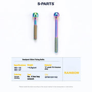 S-PARTS Cervélo S5 Titanium Bolt Kit | Full Frame Lightweight Upgrade Set | CNC TC4 Ti Bolts for Cervélo S5 - Detail 46