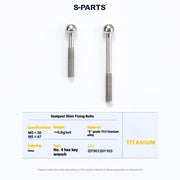 Cervélo S5 Titanium Bolt Kit – Full Frame Lightweight Upgrade Set | CNC TC4 Ti Bolts for Cervélo S5