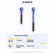 S-PARTS Cervélo S5 Titanium Bolt Kit | Full Frame Lightweight Upgrade Set | CNC TC4 Ti Bolts for Cervélo S5 - Detail 52