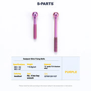 S-PARTS Cervélo S5 Titanium Bolt Kit | Full Frame Lightweight Upgrade Set | CNC TC4 Ti Bolts for Cervélo S5 - Detail 56