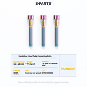 Cervélo S5 Titanium Bolt Kit – Full Frame Lightweight Upgrade Set | CNC TC4 Ti Bolts for Cervélo S5